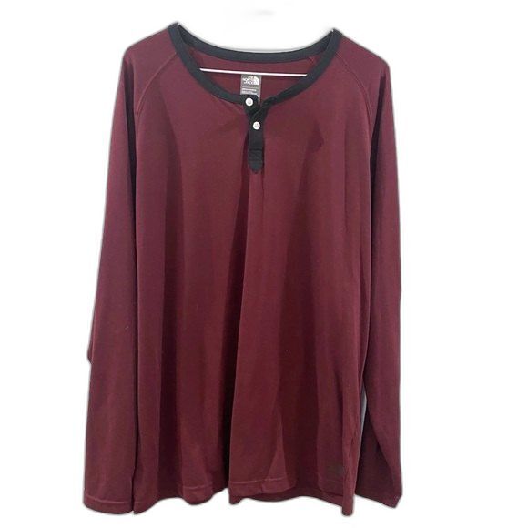 The North Face Men’s Flashdry Polyester Long Sleeve Henley XL - Picture 1 of 4